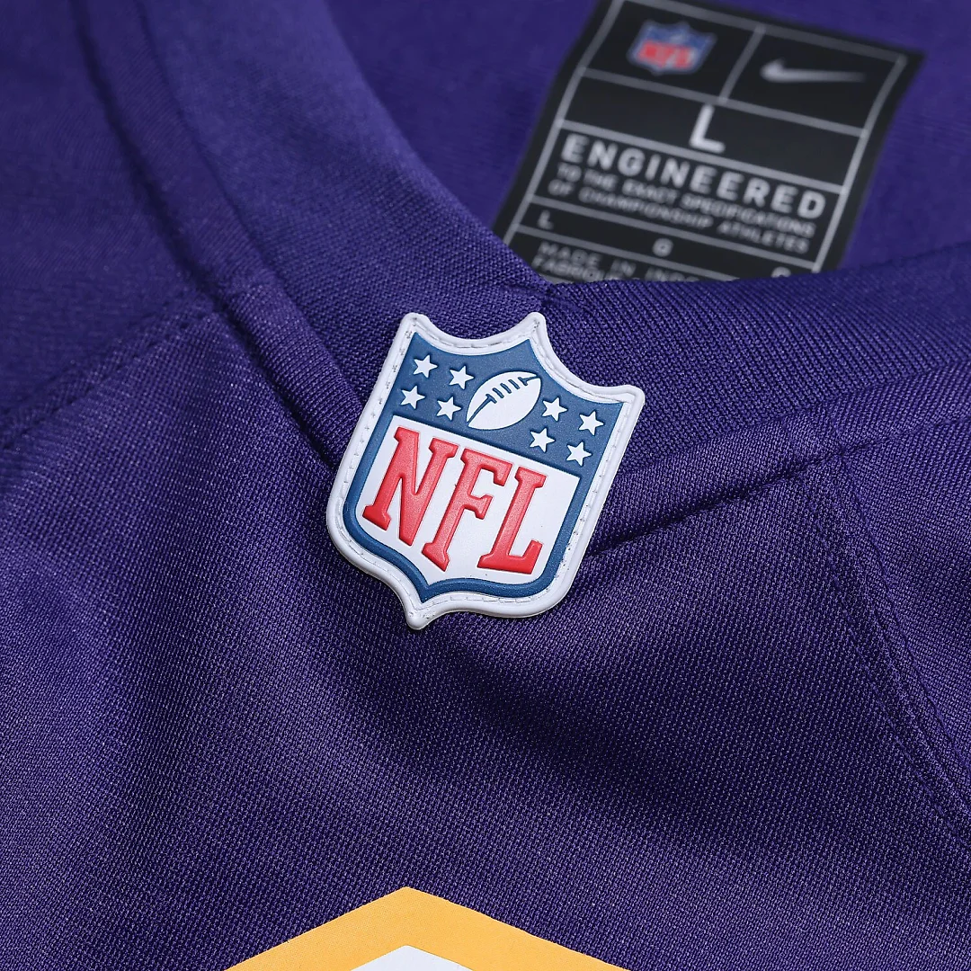 Zennovawear Jim Marshall Minnesota Vikings Retired Player Alternate Game Jersey - Purple