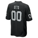 Zennovawear Jim Otto Las Vegas Raiders Game Retired Player Jersey - Black