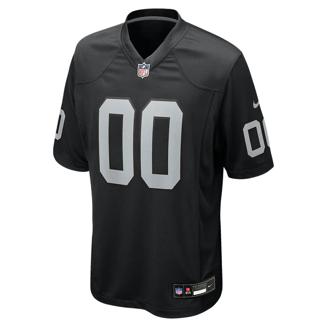 Zennovawear Jim Otto Las Vegas Raiders Game Retired Player Jersey - Black