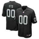 Zennovawear Jim Otto Las Vegas Raiders Game Retired Player Jersey - Black