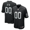 Zennovawear Jim Otto Las Vegas Raiders Game Retired Player Jersey - Black