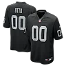 Zennovawear Jim Otto Las Vegas Raiders Game Retired Player Jersey - Black