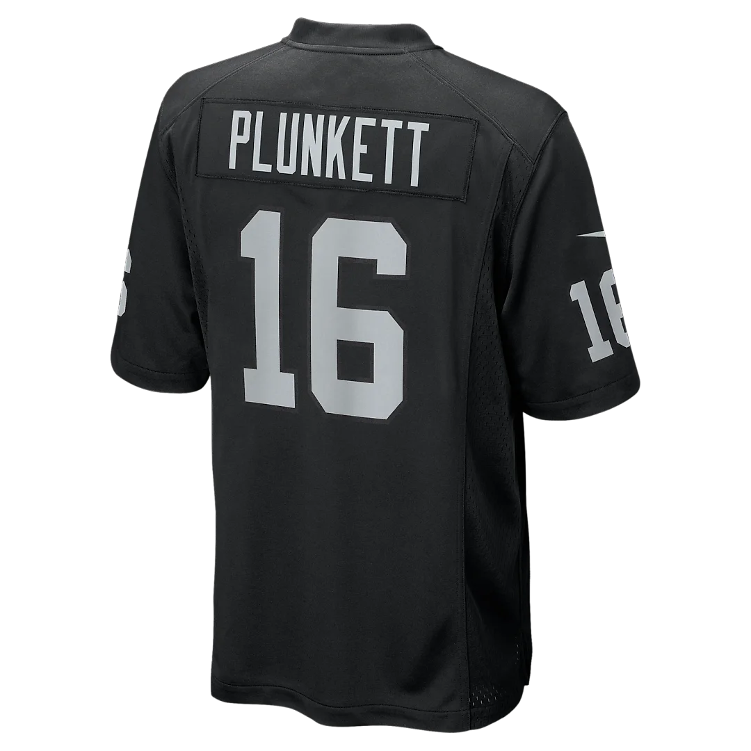 Zennovawear Jim Plunkett Las Vegas Raiders Game Retired Player Jersey - Black