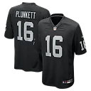 Zennovawear Jim Plunkett Las Vegas Raiders Game Retired Player Jersey - Black