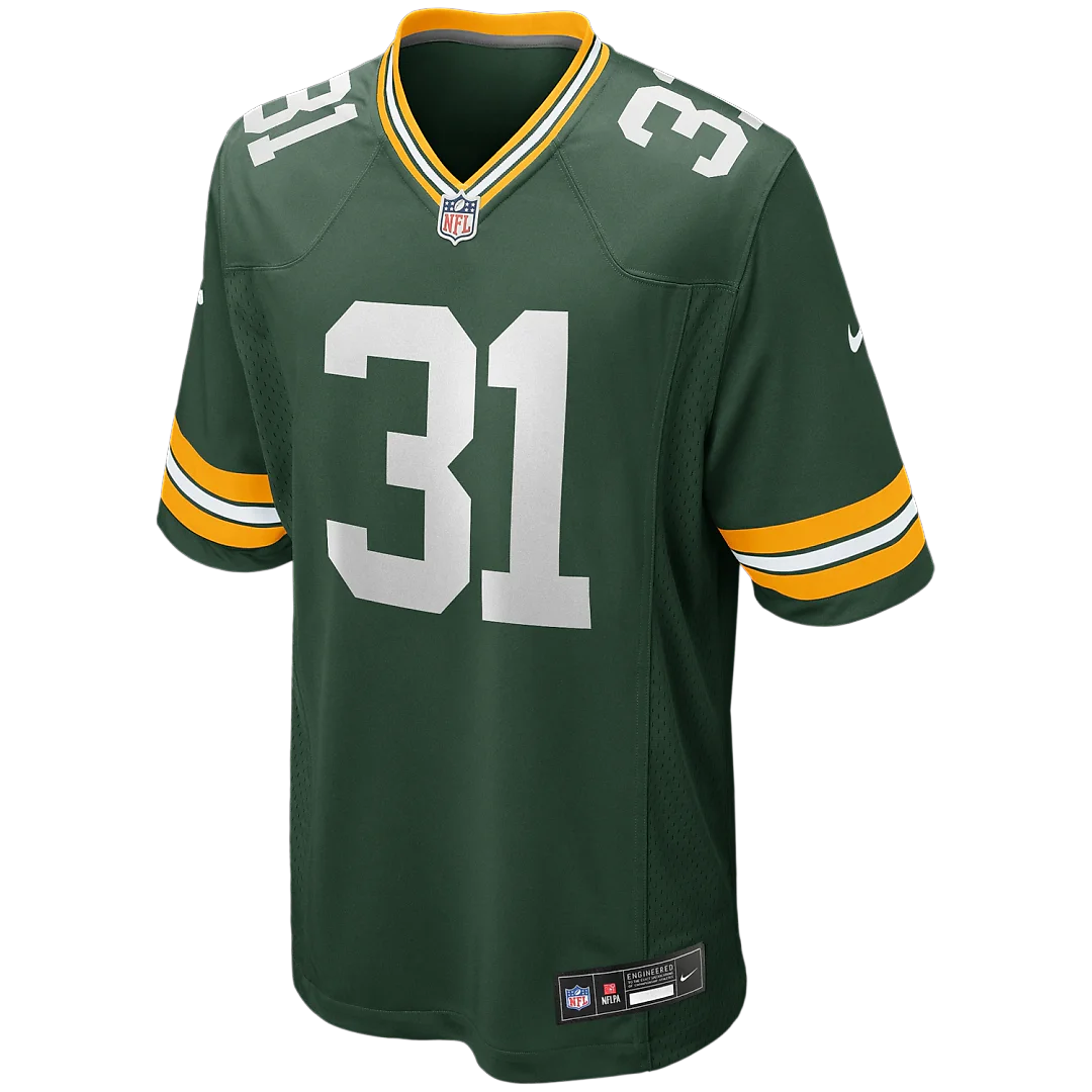 Zennovawear Jim Taylor Green Bay Packers Game Retired Player Jersey - Green