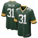 Zennovawear Jim Taylor Green Bay Packers Game Retired Player Jersey - Green