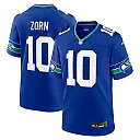 Zennovawear Jim Zorn Seattle Seahawks Retired Player Alternate Game Jersey - Royal