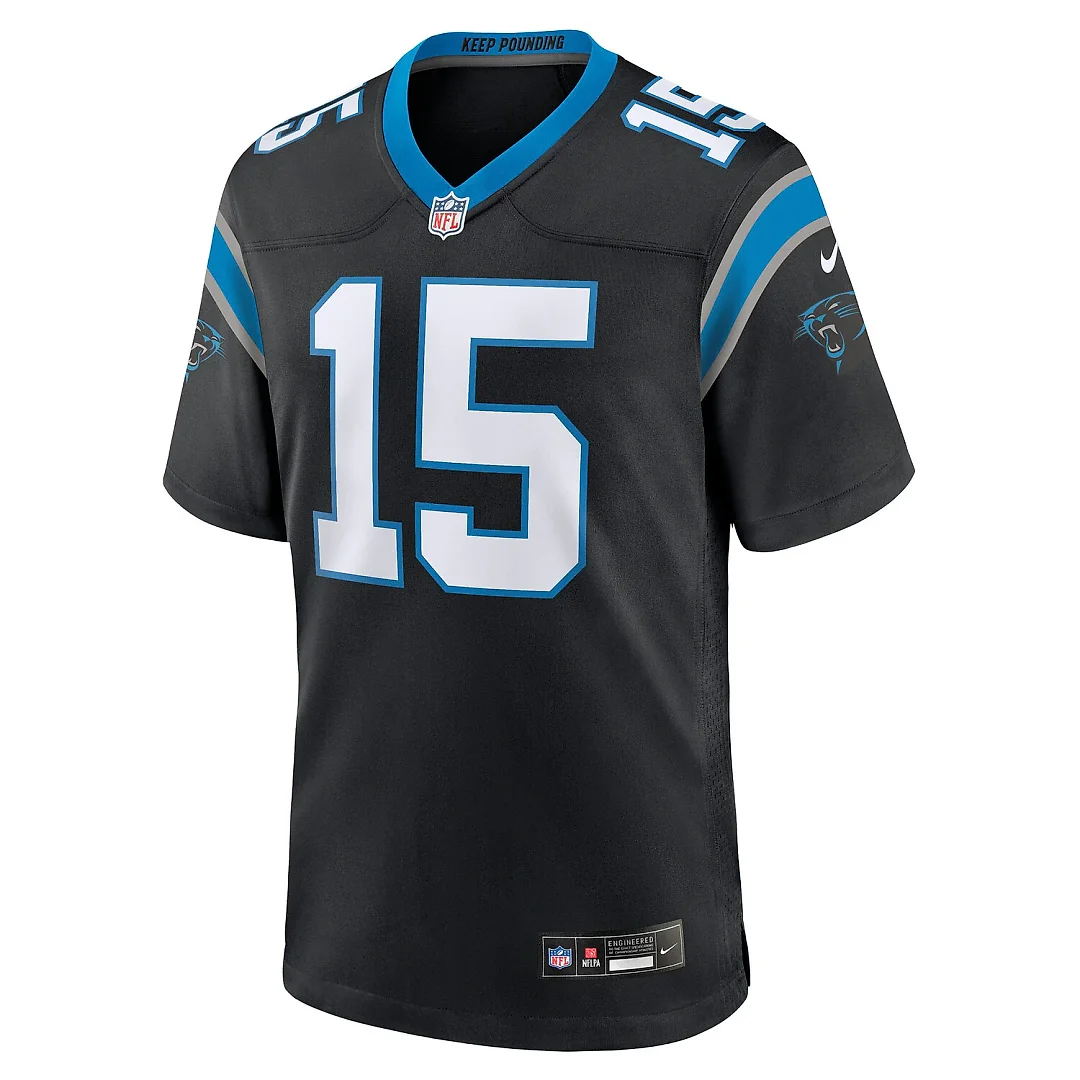 Zennovawear Jimmy Horn Jr Carolina Panthers Team Game Jersey - Black