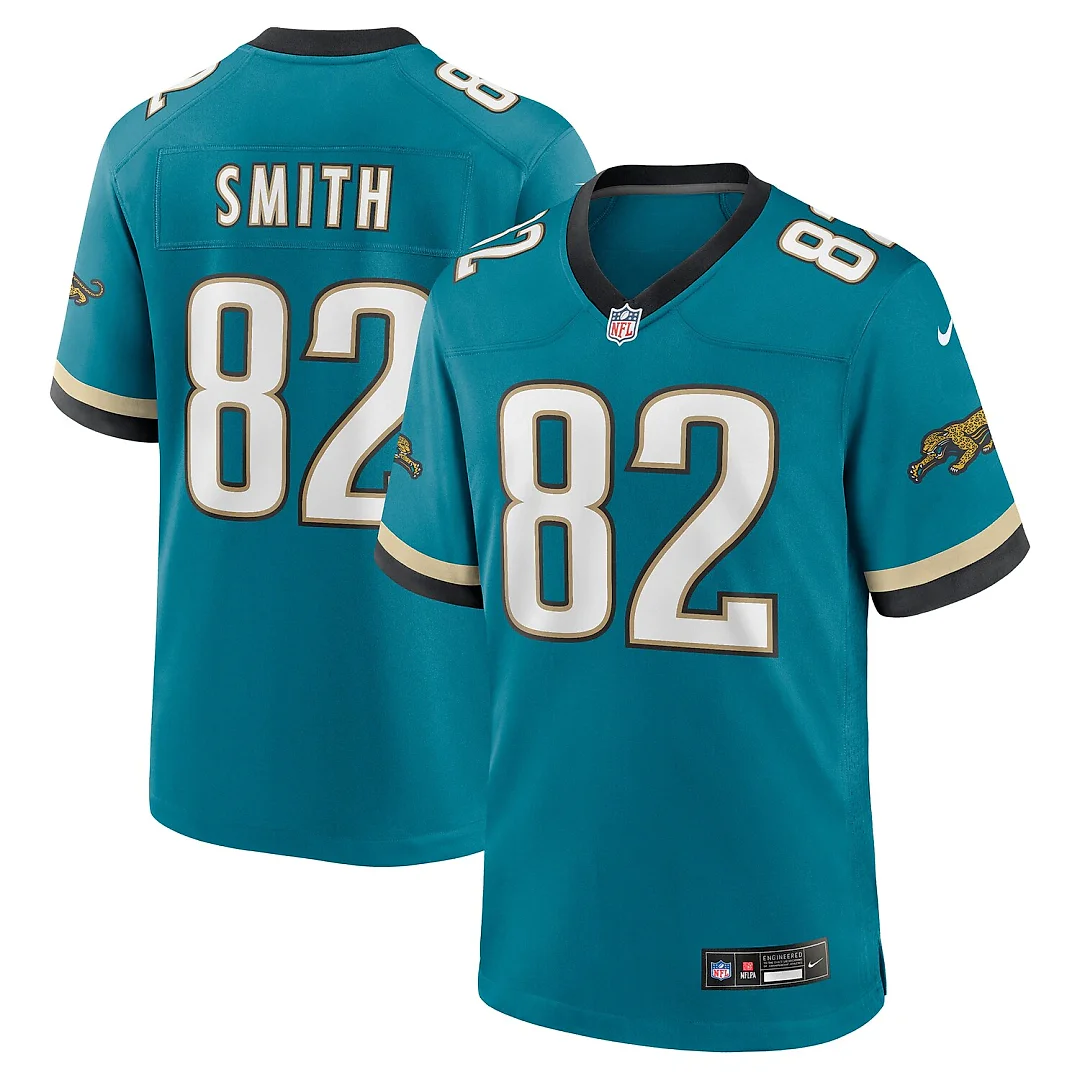 Zennovawear Jimmy Smith Jacksonville Jaguars Retired Player Alternate Game Jersey - Teal