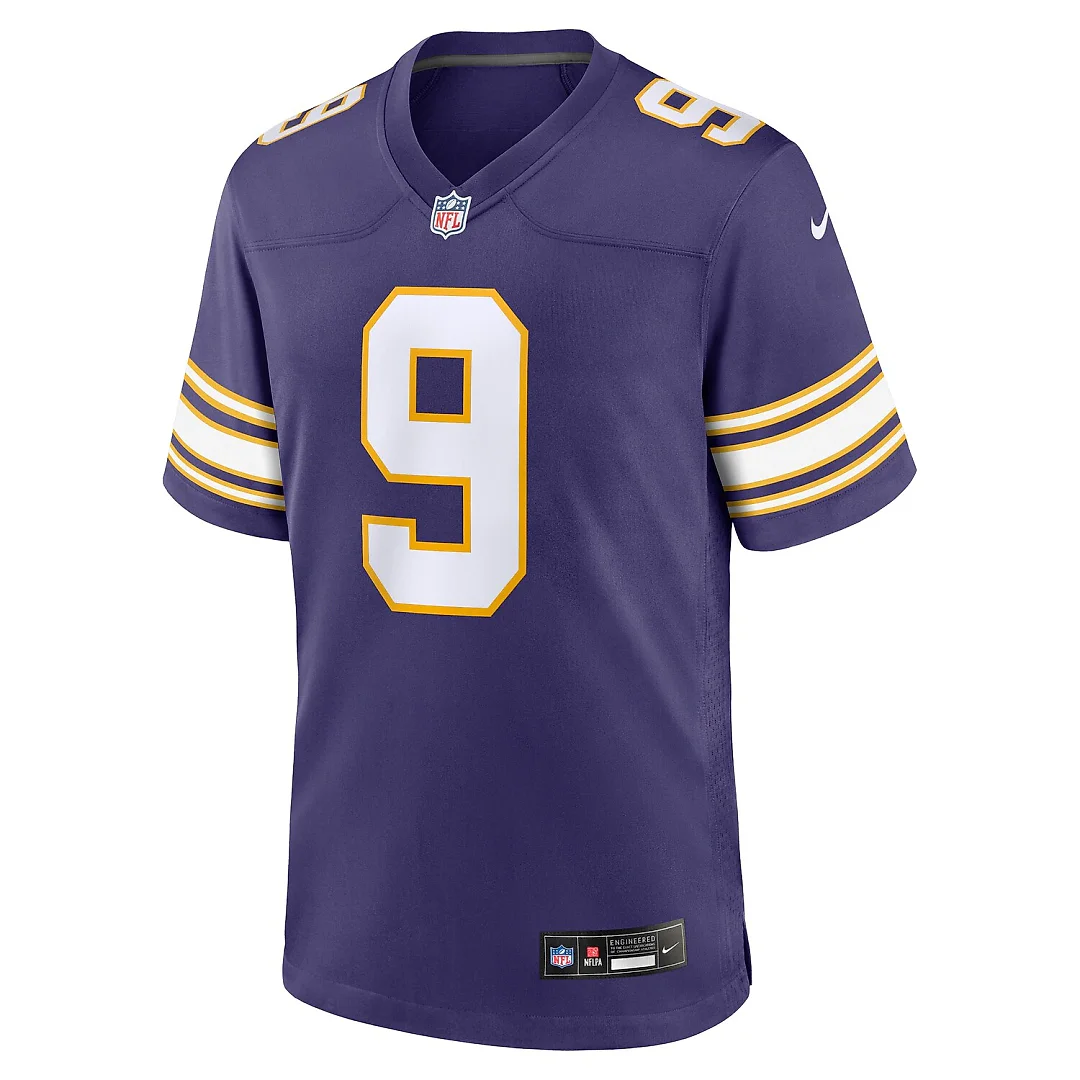 Zennovawear J.J. McCarthy Minnesota Vikings 2nd Alternate Player Game Jersey - Purple