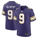 Zennovawear J.J. McCarthy Minnesota Vikings 2nd Alternate Player Game Jersey - Purple