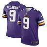 Zennovawear J.J. McCarthy Minnesota Vikings Legend Player Performance Top - Purple