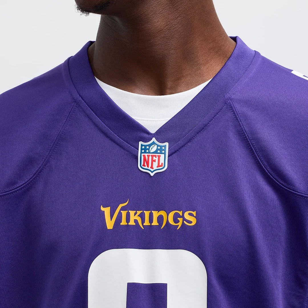 Zennovawear J.J. McCarthy Minnesota Vikings Player Game Jersey - Purple