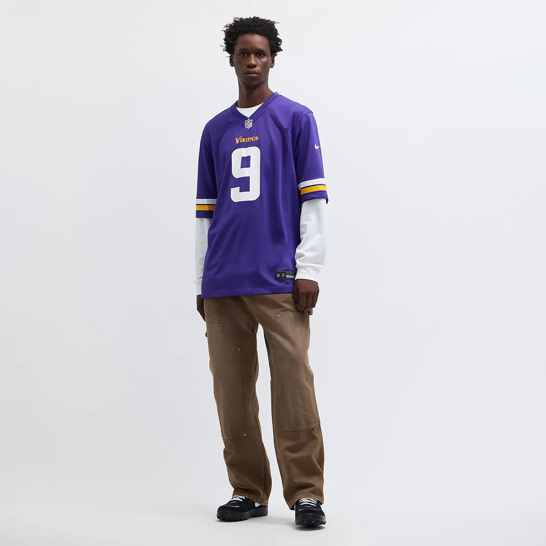Zennovawear J.J. McCarthy Minnesota Vikings Player Game Jersey - Purple
