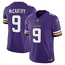 Zennovawear J.J. McCarthy Minnesota Vikings Team Vapor FUSE. Stitched Limited Jersey - Purple