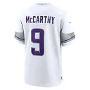 Zennovawear J.J. McCarthy Minnesota Vikings Alternate Game Player Jersey - White