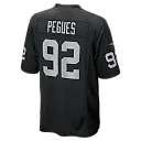 Zennovawear JJ Pegues Las Vegas Raiders Team Game Jersey - Black