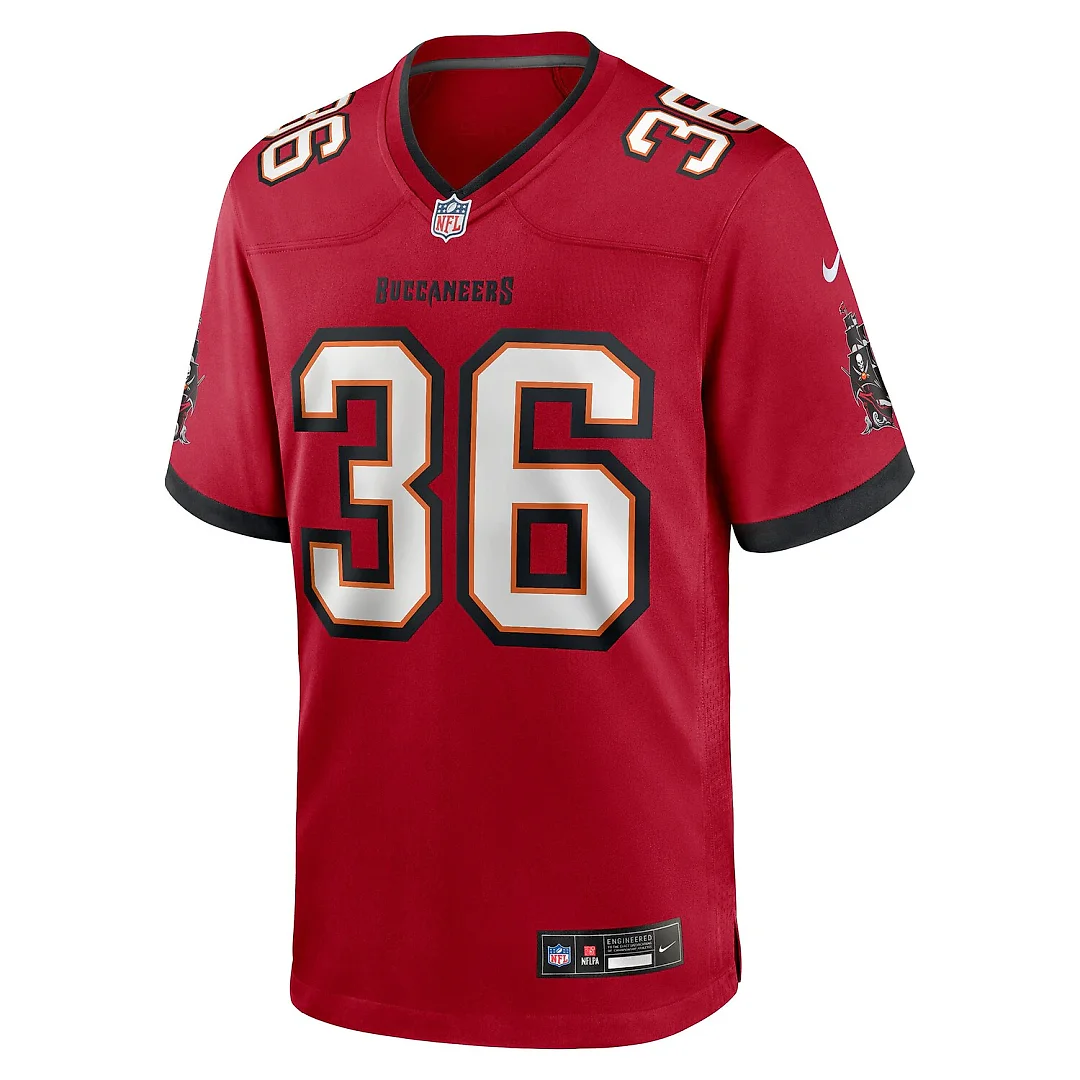 Zennovawear JJ Roberts Tampa Bay Buccaneers Team Game Jersey - Red