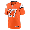 Zennovawear J.K. Dobbins Denver Broncos Team Game Jersey - Orange