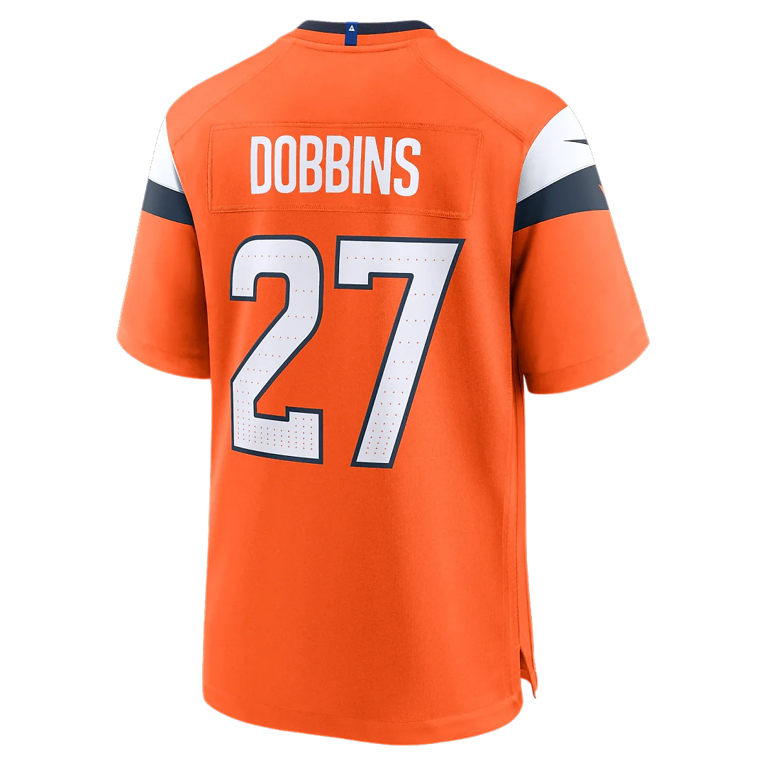 Zennovawear J.K. Dobbins Denver Broncos Team Game Jersey - Orange