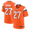 Zennovawear J.K. Dobbins Denver Broncos Team Game Jersey - Orange
