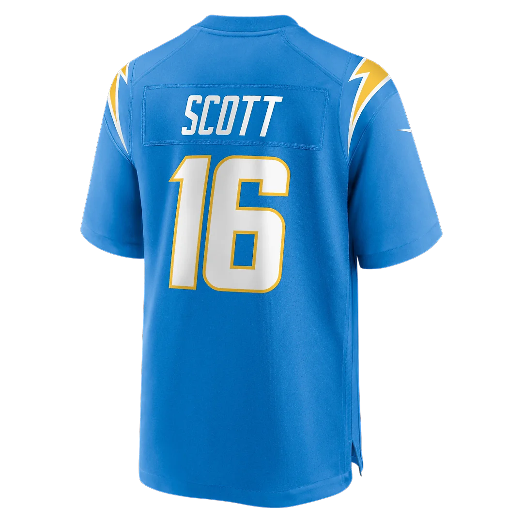 Zennovawear JK Scott Los Angeles Chargers Game Jersey - Powder Blue