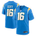 Zennovawear JK Scott Los Angeles Chargers Game Jersey - Powder Blue