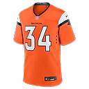 Zennovawear JL Skinner Denver Broncos Team Game Jersey - Orange