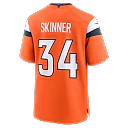 Zennovawear JL Skinner Denver Broncos Team Game Jersey - Orange