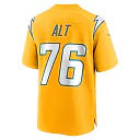 Zennovawear Joe Alt Los Angeles Chargers Alternate Charger Power Game Player Jersey - Gold