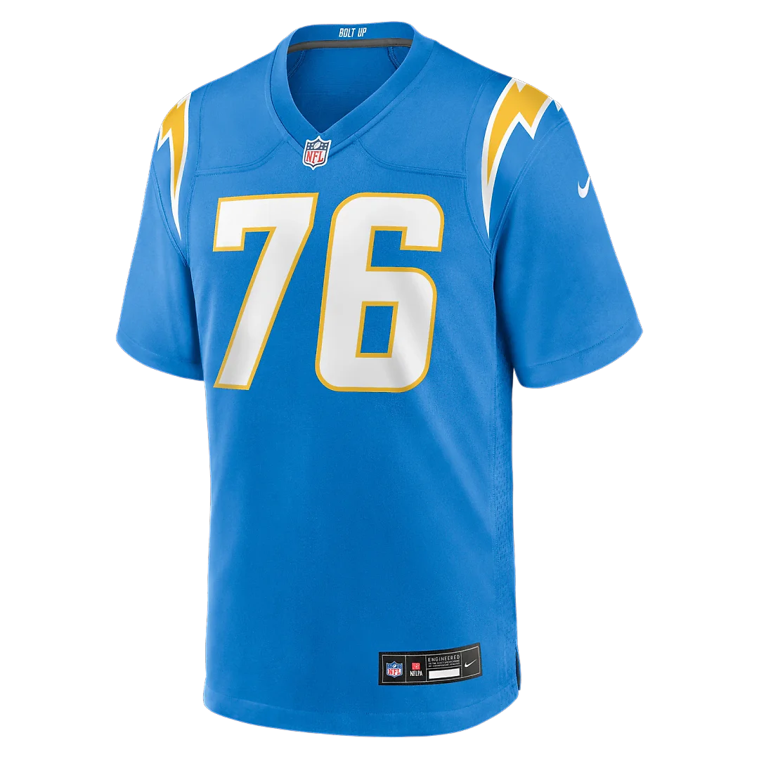 Zennovawear Joe Alt Los Angeles Chargers Player Game Jersey - Powder Blue