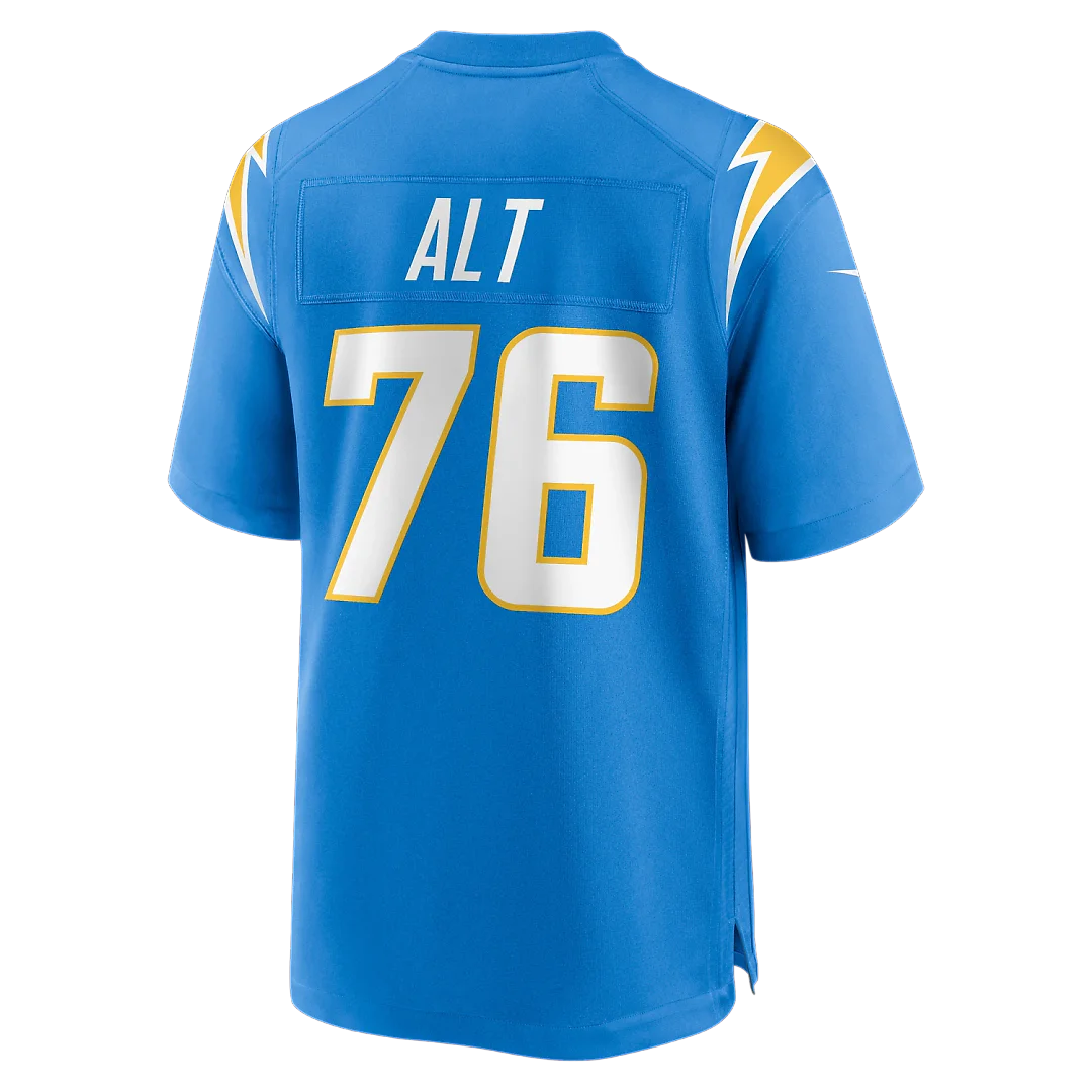 Zennovawear Joe Alt Los Angeles Chargers Player Game Jersey - Powder Blue