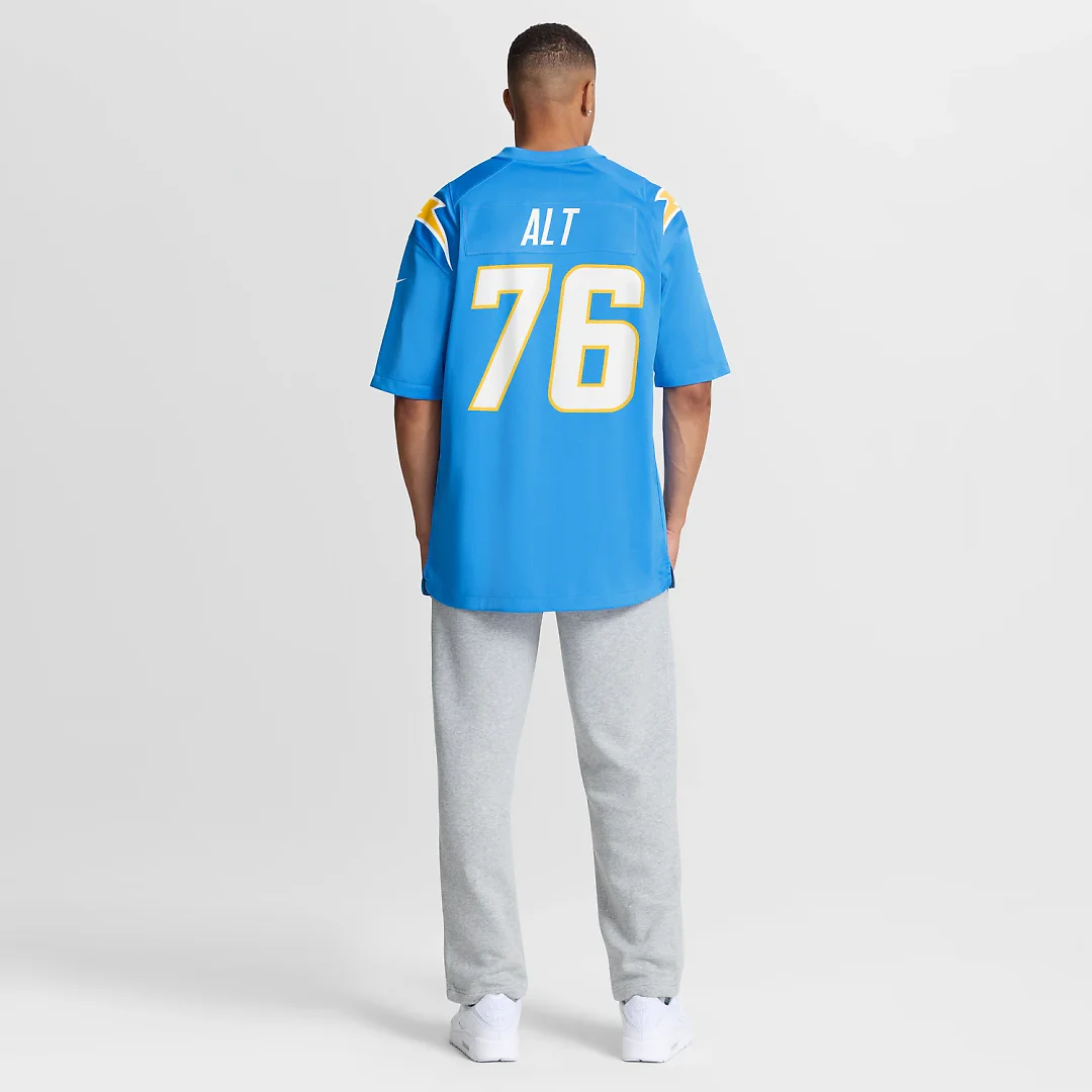 Zennovawear Joe Alt Los Angeles Chargers Player Game Jersey - Powder Blue