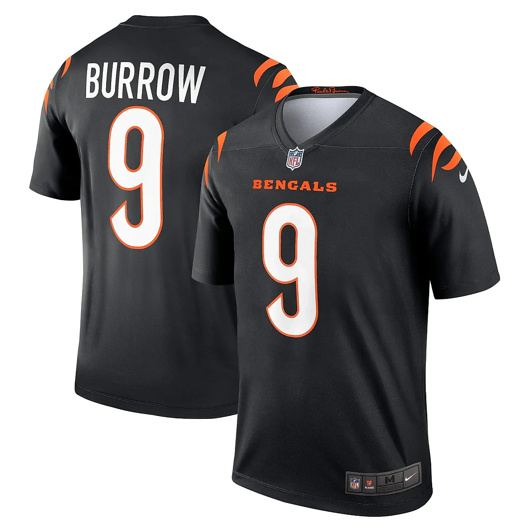 Zennovawear Joe Burrow Cincinnati Bengals Legend Player Performance Top - Black