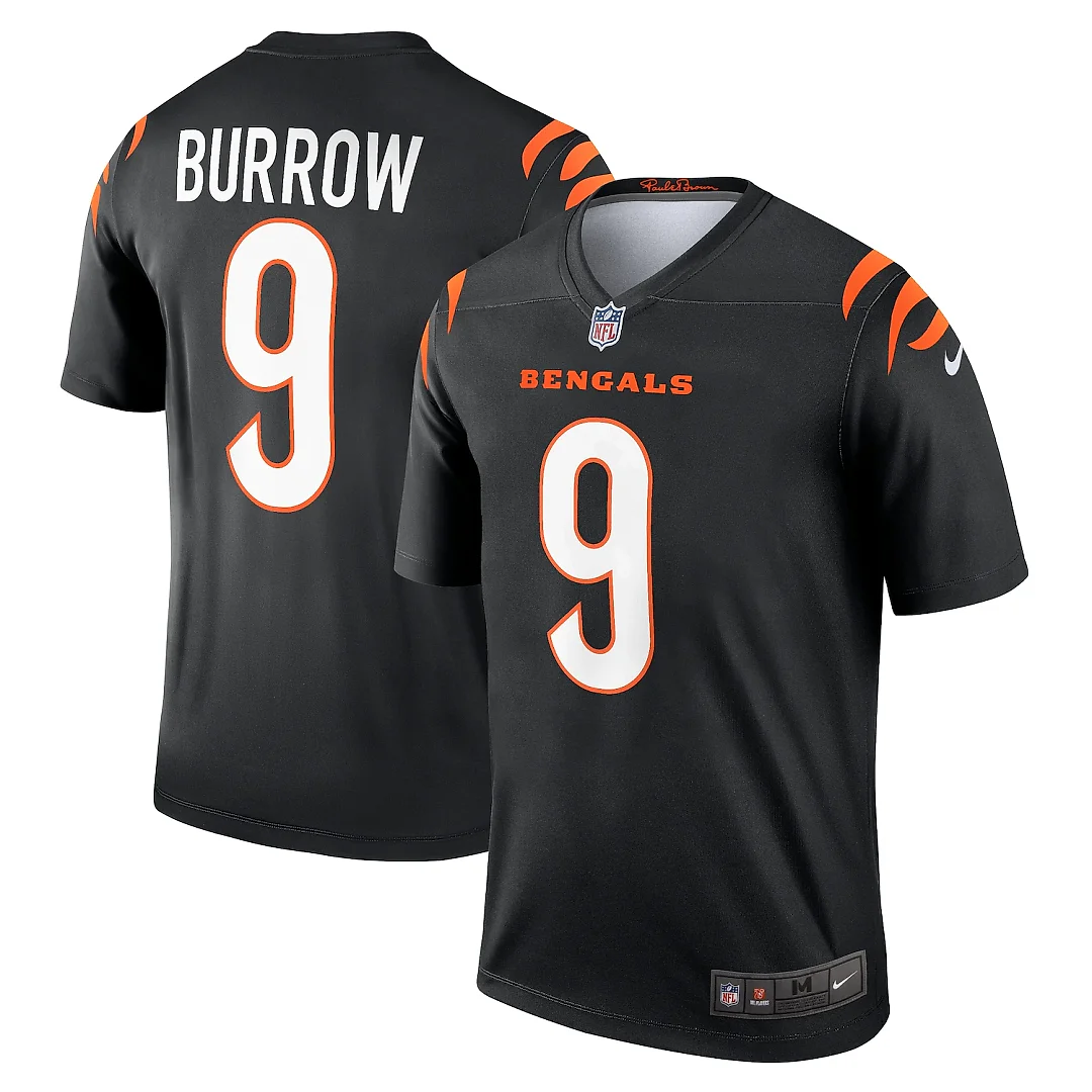 Zennovawear Joe Burrow Cincinnati Bengals Legend Player Performance Top - Black