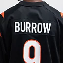 Zennovawear Joe Burrow Cincinnati Bengals Player Game Jersey - Black