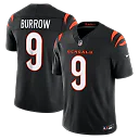 Zennovawear Joe Burrow Cincinnati Bengals Team Vapor FUSE. Stitched Limited Jersey - Black