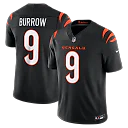 Zennovawear Joe Burrow Cincinnati Bengals Team Vapor FUSE. Stitched Limited Jersey - Black
