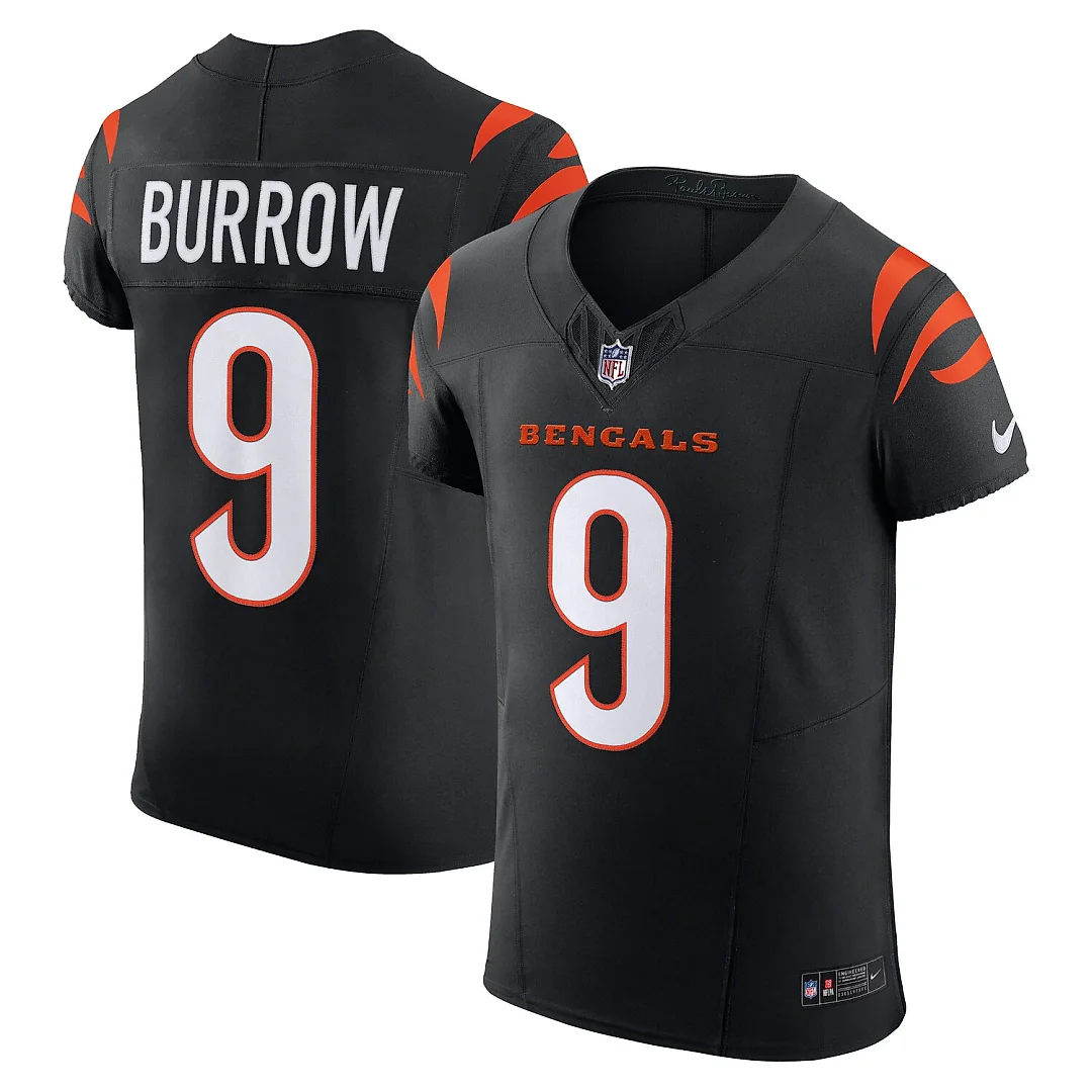Zennovawear Joe Burrow Cincinnati Bengals Team Vapor FUSE. Elite Jersey - Black