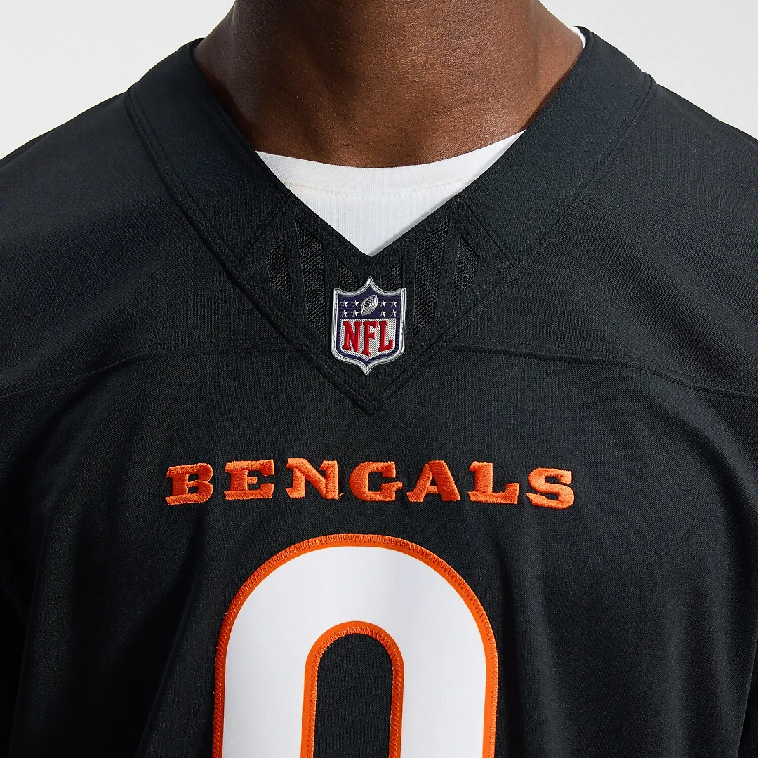 Zennovawear Joe Burrow Cincinnati Bengals Team Vapor FUSE. Stitched Limited Jersey - Black