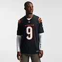Zennovawear Joe Burrow Cincinnati Bengals Team Vapor FUSE. Stitched Limited Jersey - Black