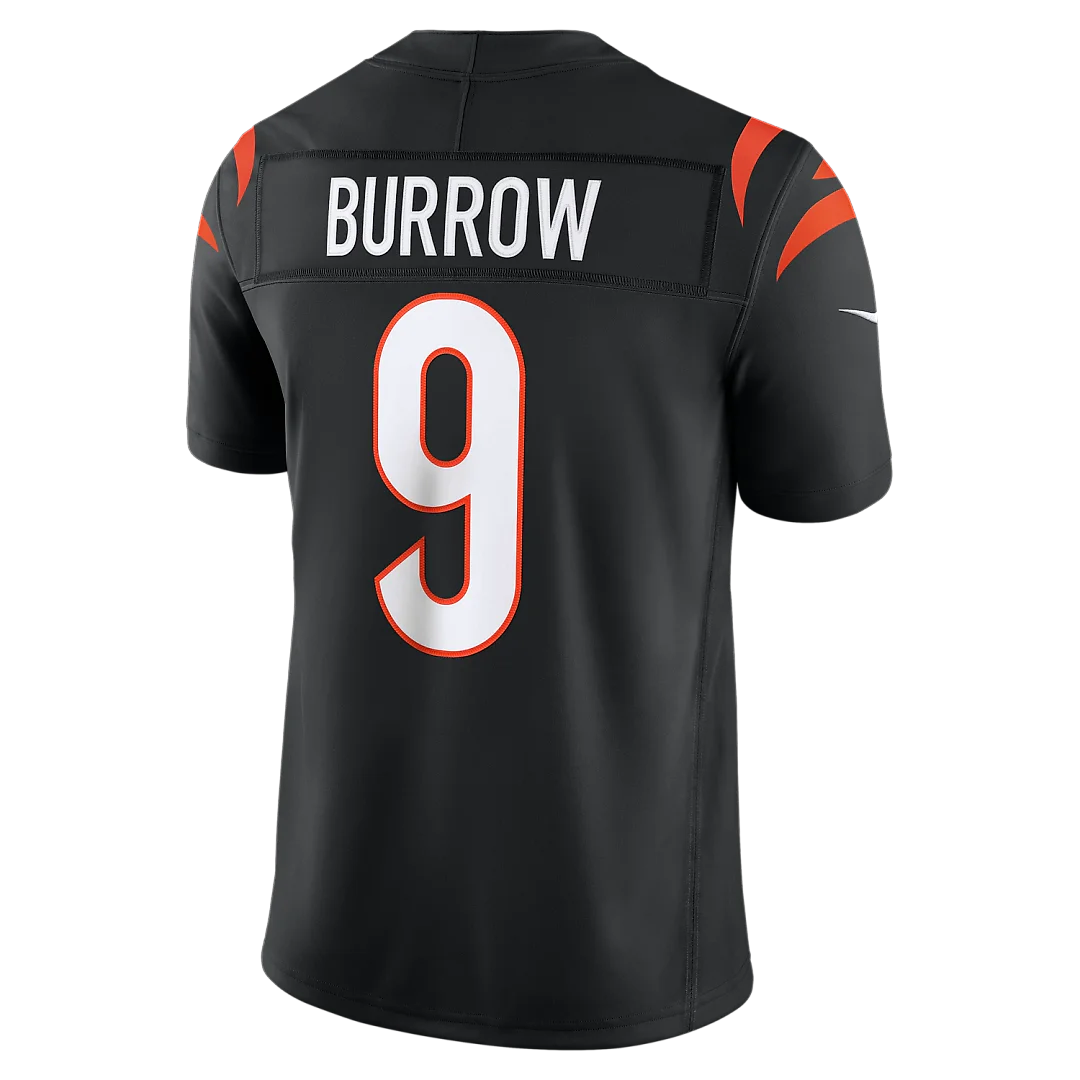 Zennovawear Joe Burrow Cincinnati Bengals Team Vapor FUSE. Stitched Limited Jersey - Black