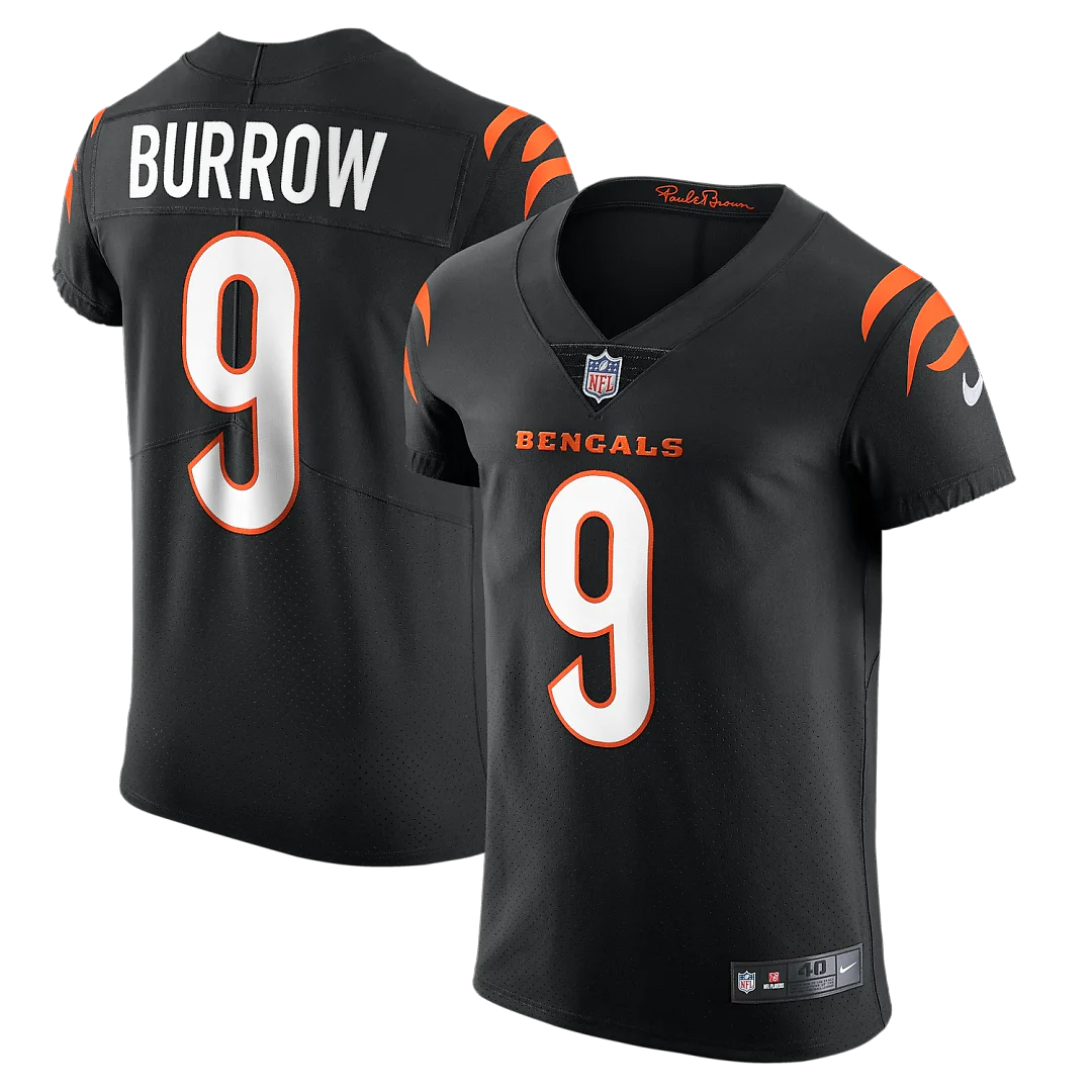 Zennovawear Joe Burrow Cincinnati Bengals Vapor Elite Jersey - Black