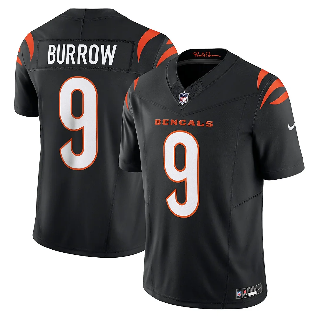 Zennovawear Joe Burrow Cincinnati Bengals Vapor FUSE. Limited Jersey - Black