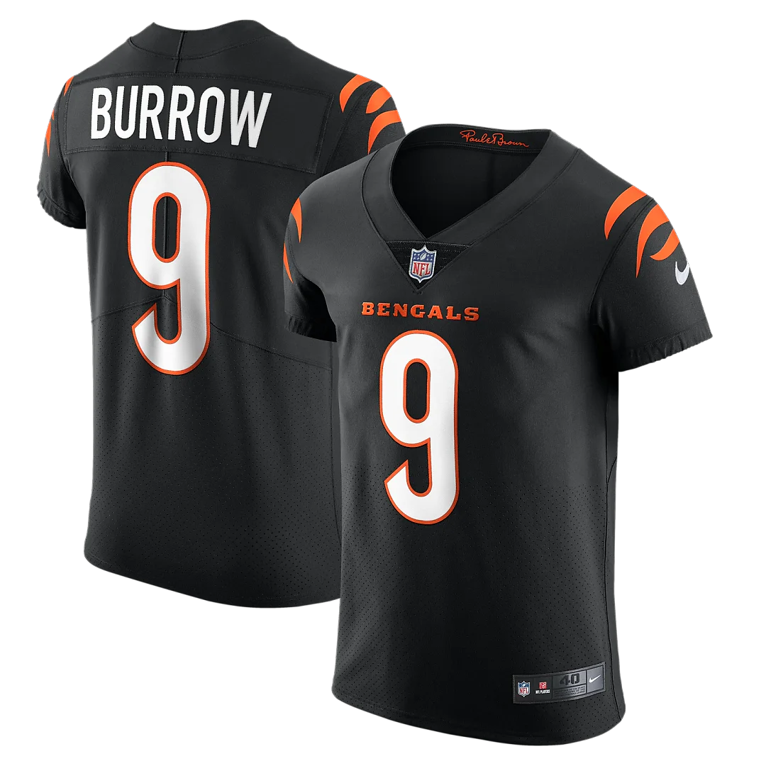 Zennovawear Joe Burrow Cincinnati Bengals Vapor Elite Jersey - Black