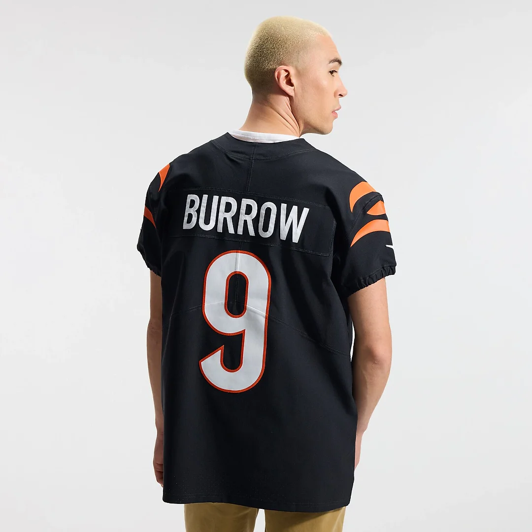 Zennovawear Joe Burrow Cincinnati Bengals Vapor Elite Jersey - Black