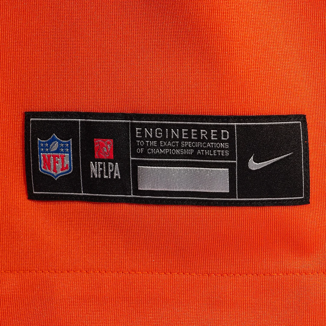 Zennovawear Joe Burrow Cincinnati Bengals Alternate Game Jersey - Orange