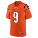 Zennovawear Joe Burrow Cincinnati Bengals Alternate Game Jersey - Orange