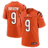 Zennovawear Joe Burrow Cincinnati Bengals Alternate Game Jersey - Orange