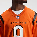 Zennovawear Joe Burrow Cincinnati Bengals Alternate Game Jersey - Orange